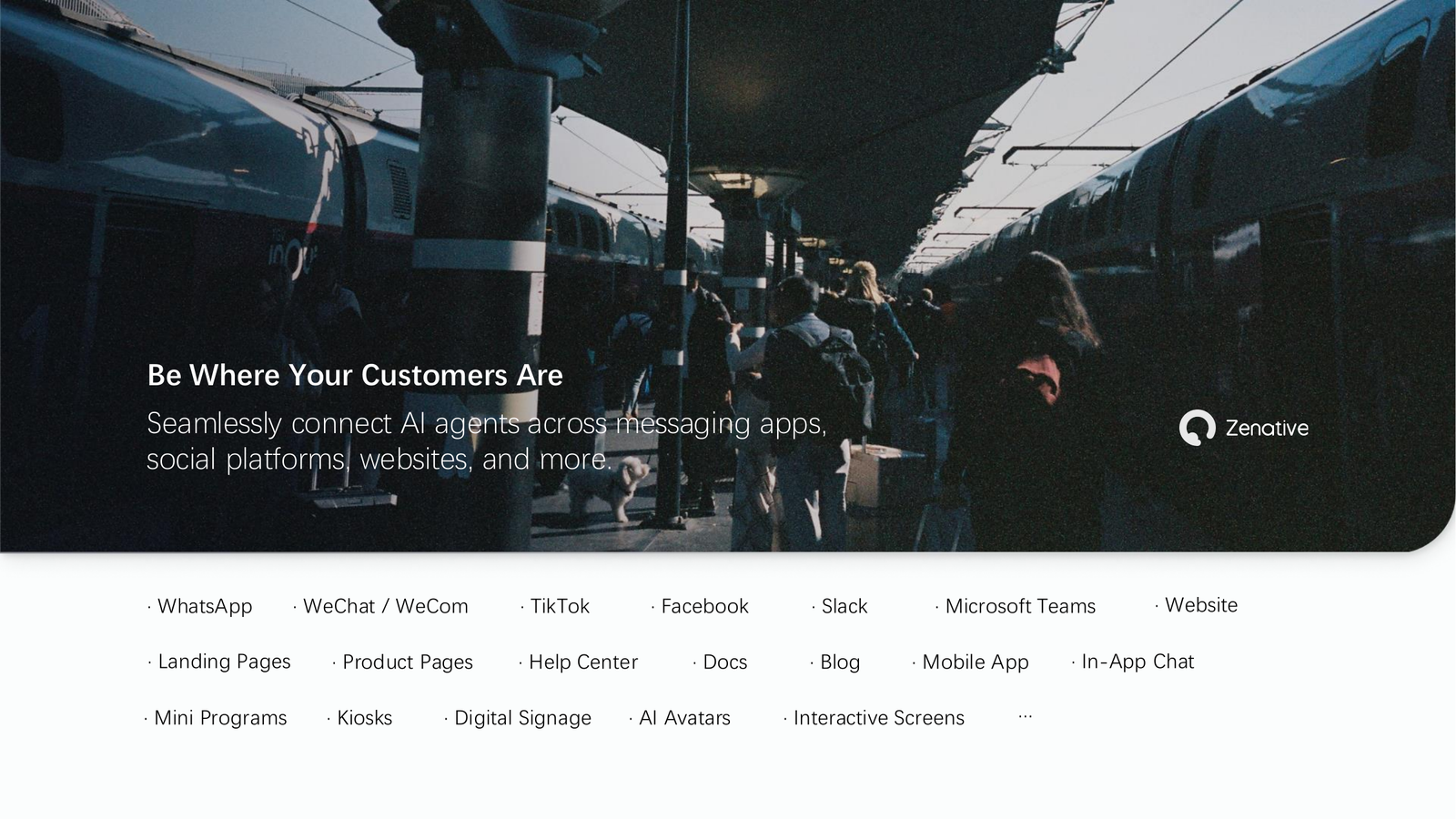 Zenative customer touchpoints